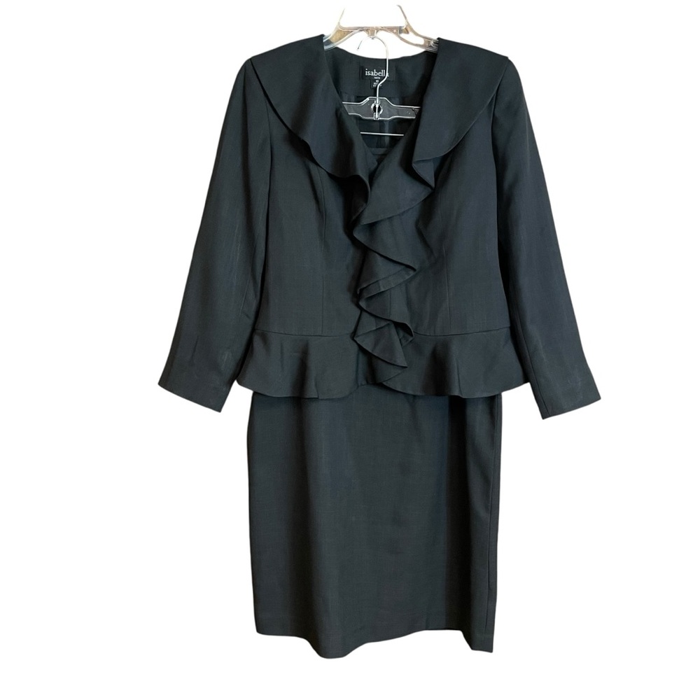 Isabella Suits 2 piece blazer with skirt set in size 10